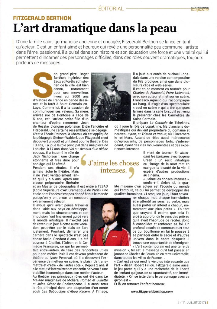 Fitzgerald_Berthon_comédien_article_St_Germain_magazine_2017
